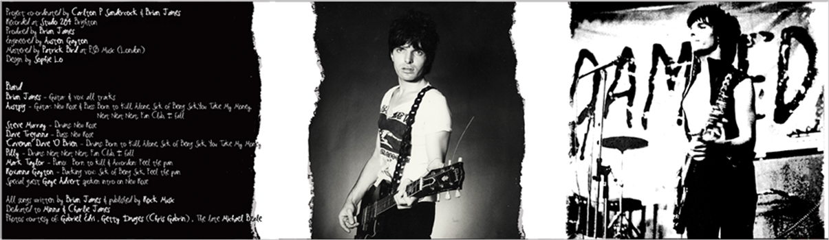 Brian James Damned If I Do Sleeve Design by Sophie Lo